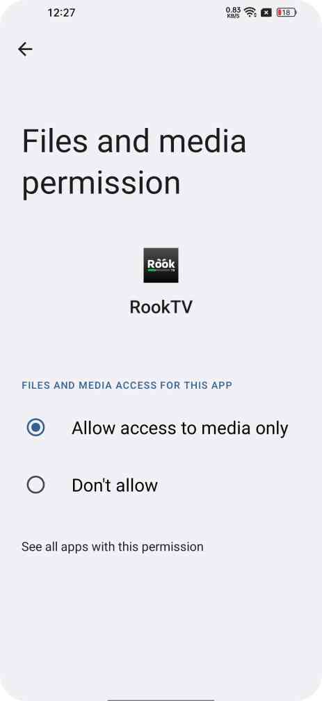 How to Download Videos From Rook TV to Watch Offline? 3 Grant Storage Permissions